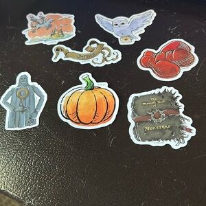 7 PCS Harry Potter Stickers for Water Bottles, Waterproof Stickers